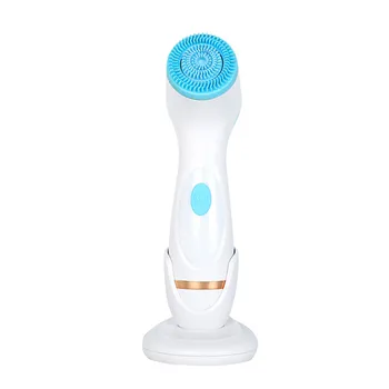 

Ultrasonic Vibration Electric Facial Cleansing Brush Multifunctional Massage Washing Cordless Skin Care 2 Modes Pore Cleaner