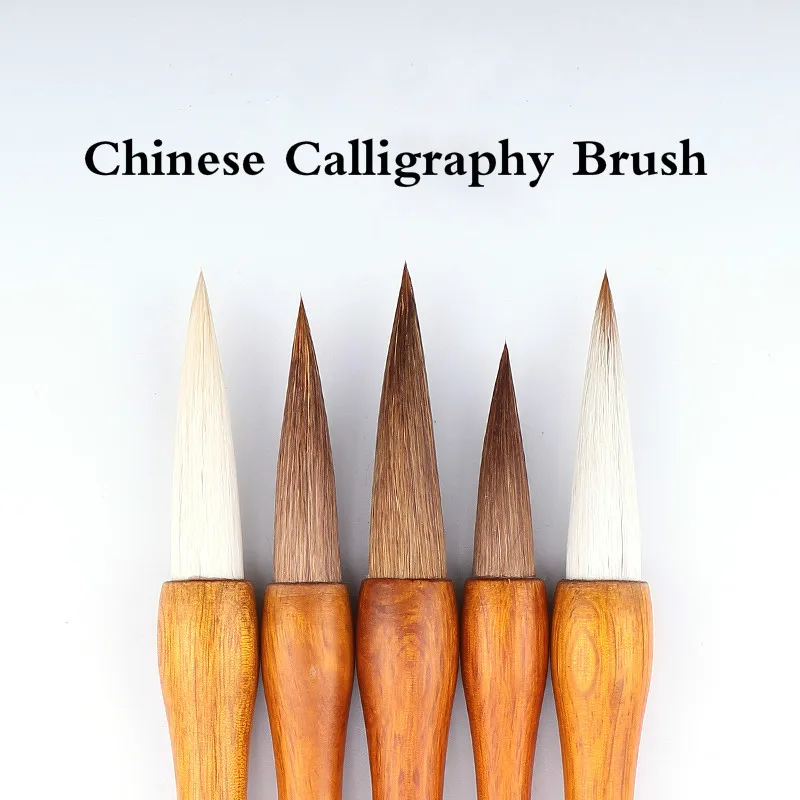 Chinese Calligraphy Pen Caligrafia Wolf Hair Brush Pen Multiple Woolen