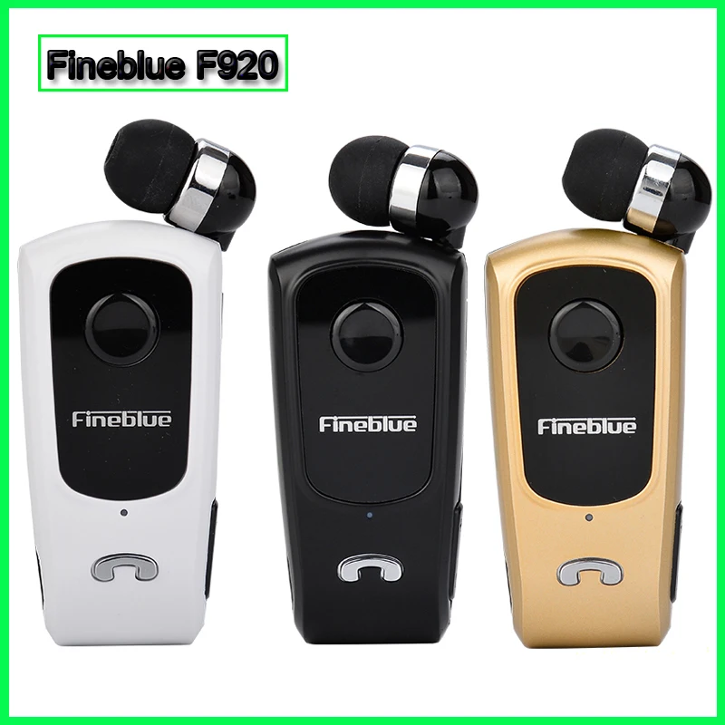 

FineBlue F920 Mini Wireless Auriculares Driver Car Bluetooth Headset Calls Remind Vibration Wear Clip Sports Running Earphone