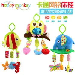 HAPPY Monkey Infants токарный подвесной колокольчик