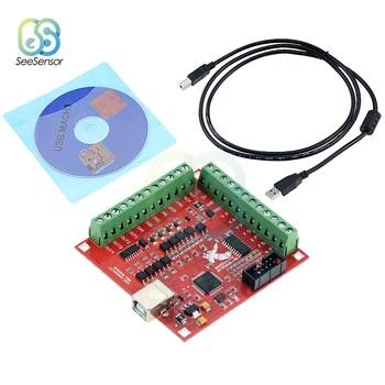 

Breakout Board CNC USB MACH3 100Khz 4 Axis Interface Stepper Motor Driver Motion Controller Driver Board Module