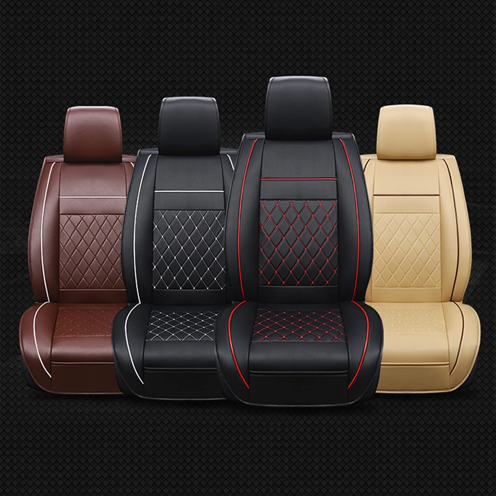 

1 Pc Universal Car Front Seat Cover Breathable PU Leather Pad Cushion Cushion Protection Auto Covers for Cars Protector Cushion
