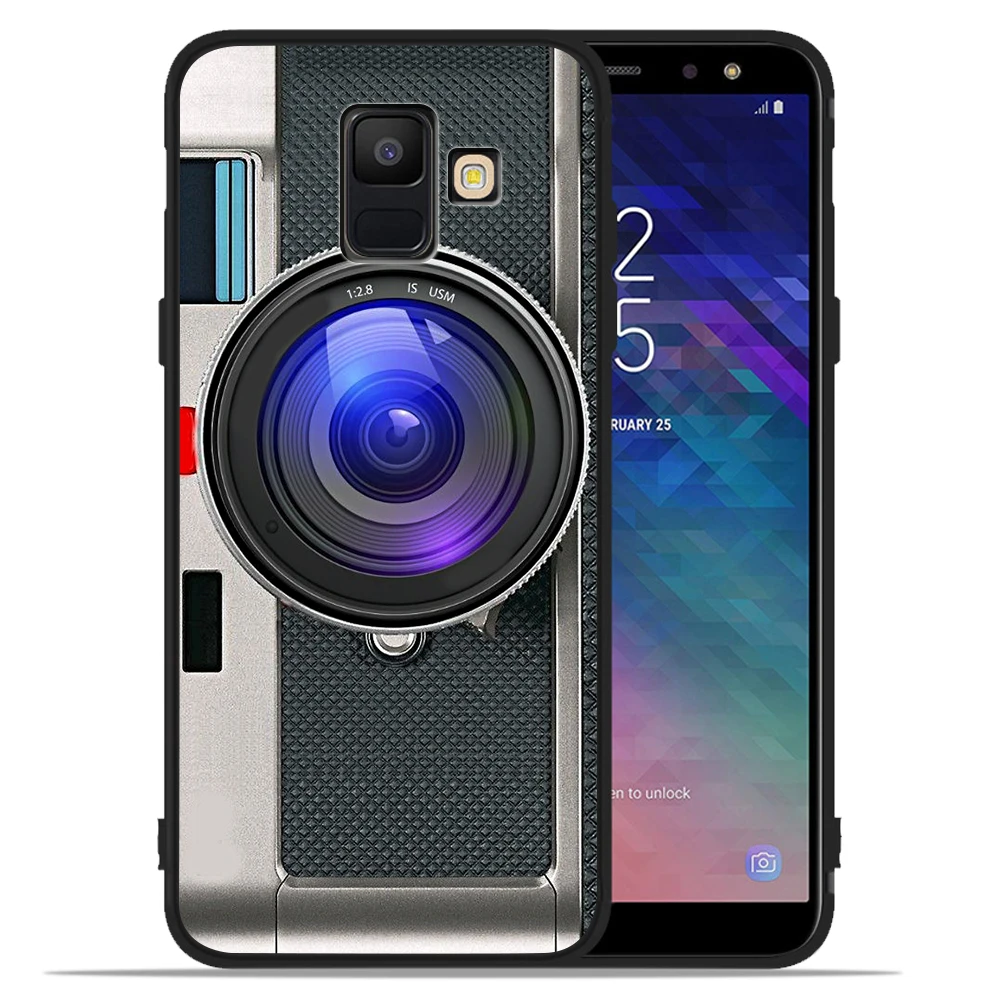 Роскошная Ретро Дамская прямоугольная для samsung Galaxy A9 A8 A7 A6 A5 A3 J3 J4 J5 J6 J8 плюс M30 A40S A10 A20E чехол для телефона чехол Funda etui - Цвет: H2495