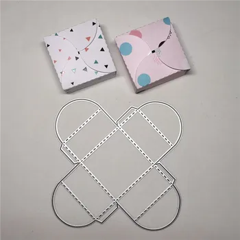 

Naifumodo Square Gift Box Metal Cutting Dies New 2019 for Craft Dies Scrapbooking Album Embossing Stencils Paper Die Cut Decor