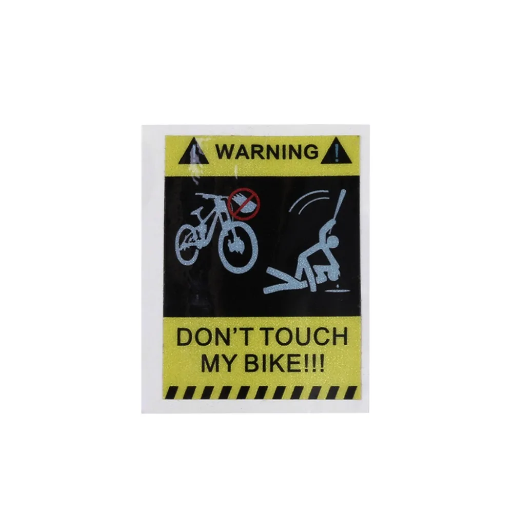 OOTDTY 1 Pc Bicycle Sticker Cycling Reflective Safety 4 Type MTB Fixed Gear Frame Decoration