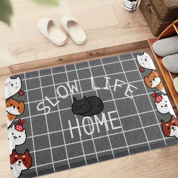 

Environmental Bathroom Mat Cat Detection Home Sofa Floor Mat Floor Mat PVC Nordic Style Decoration Kitchen Bedroom Living Room