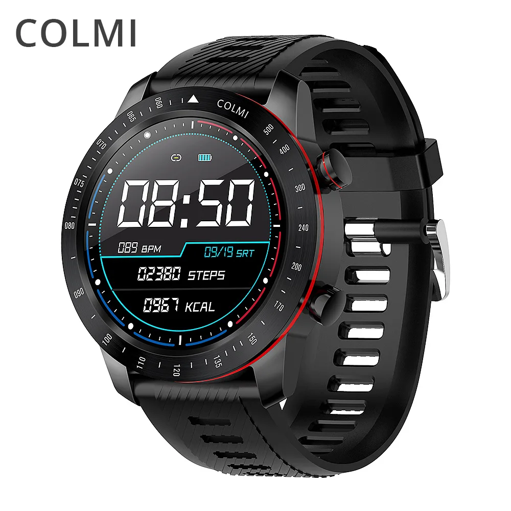 

COLMI SKY 6 Smart Watch Men IP68 Waterproof Full Touch Fitness Tracker Tempered Glass Smart Clock Blood Heart Rate Smartwatch
