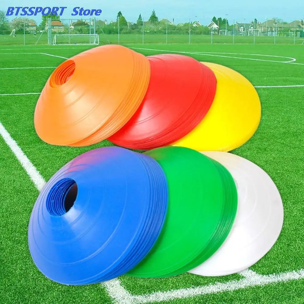 10Pcshotsale19cmConesMarkerDiscsSoccerFootballTrainingSports