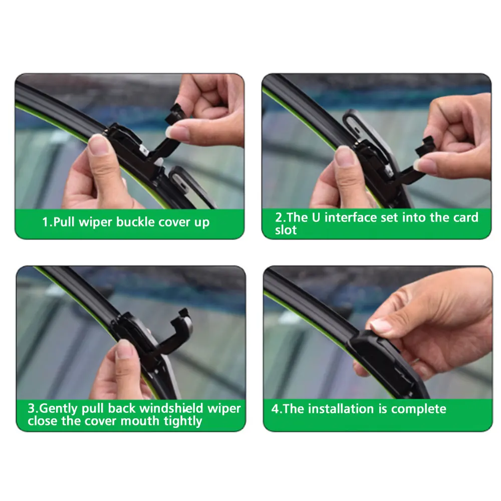 Wiper Bar Windshield Wiper Blade Soft Windscreen Window Rubber 19 Inch Durable