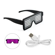 Мода Быстрая зарядка USB лазерные очки для ночного клуба вечерние концертные блестящий; с подсветкой очки для света игрушки