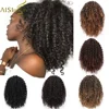 AISIBEAUTY Afro Kinky Curly Hair Extension Drawstring Puff Ponytail Synthetic Clip in Pony Tail  African American Hair Extension 1