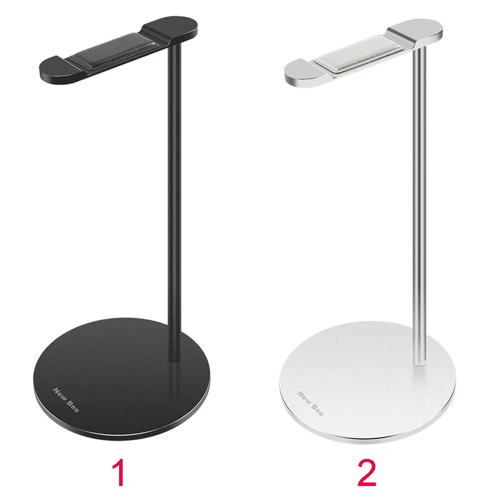 Base Hanger Universal Stable Desk Display Aluminum Alloy Headphone Holder I shaped Headset Stand