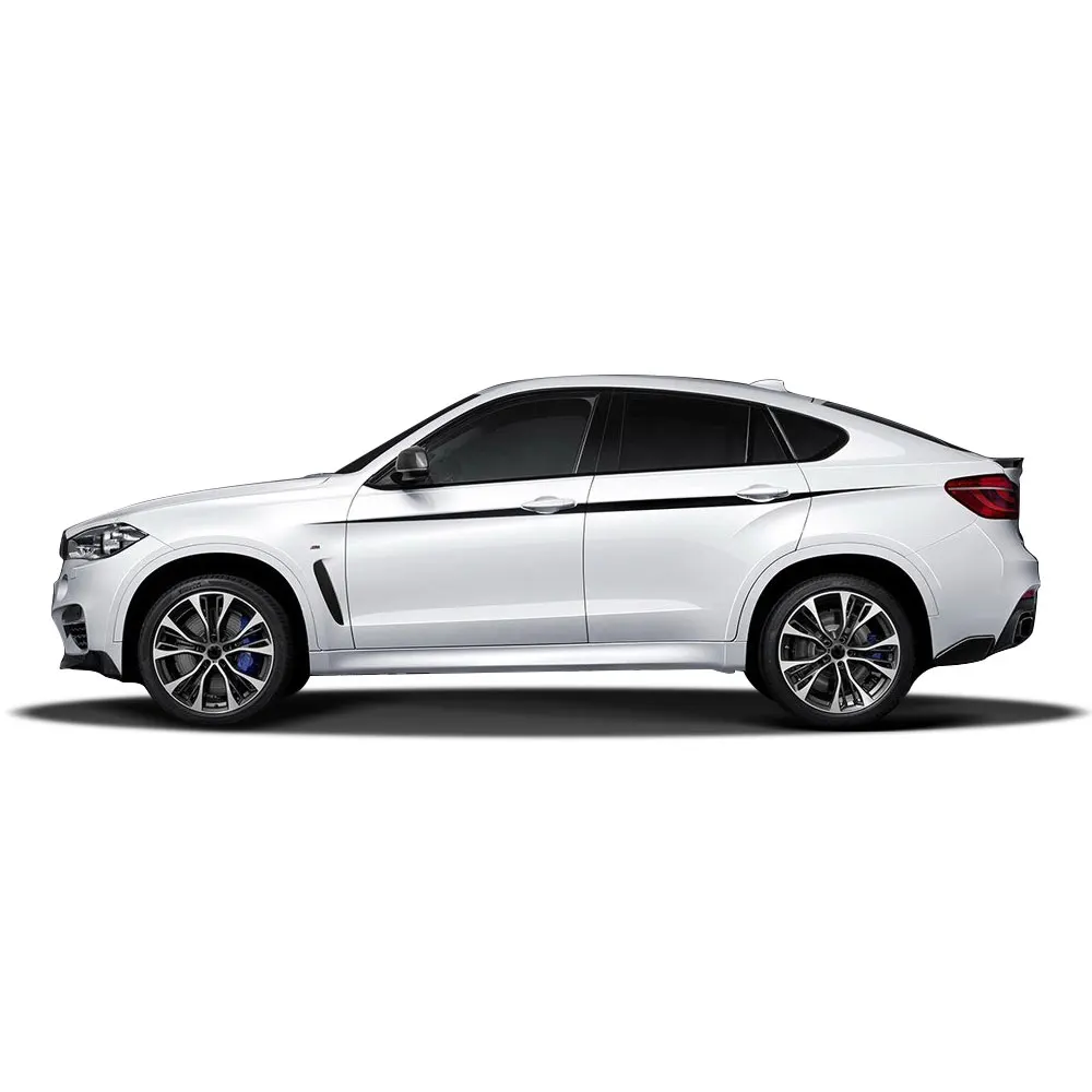  1Set Auto Waist Line Car Sticker Vinyl Racing Stripe Decal for BMW X Series SUV X5 X6 Sport Car Acc