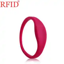 ID 125Khz TK4100 EM4100 только для чтения силиконовый Браслет RFID карта водонепроницаемый брелок для контроля доступа индивидуальные 100 шт