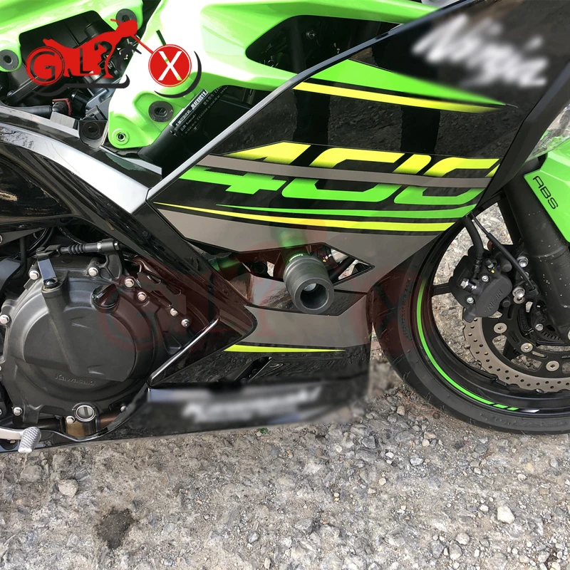 Motorcycle Accessories for KAWASAKI NINJA400 Z400 2018-2022 NINJA Z 400 fall protection frame slider fairing crash pad protector