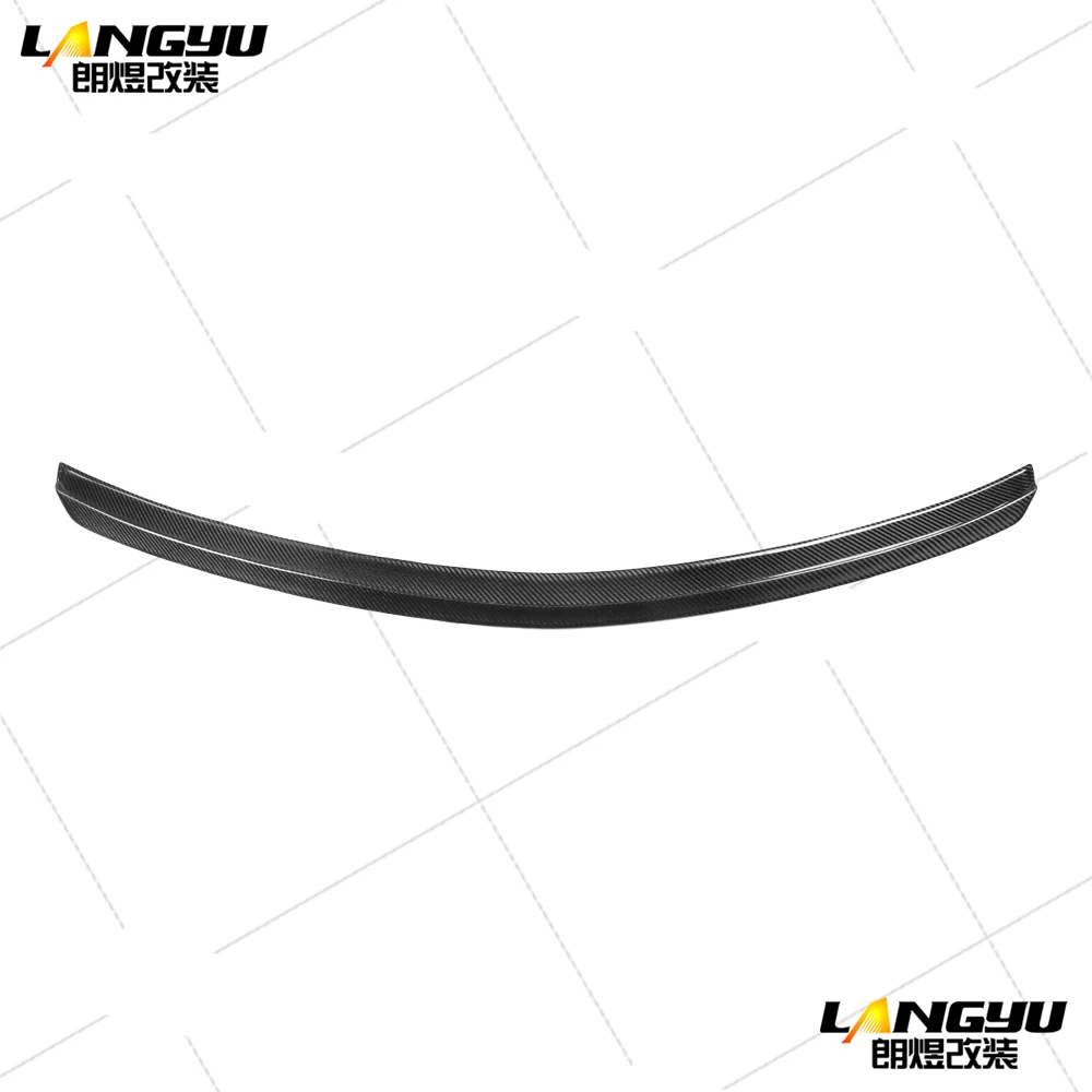 Для Mercedes Benz C Class седан 2007 2008 2009 2010 2011 2012 2013 AMG Стиль реальные корпус из углеродного волокна спойлер крыло крышка загрузки