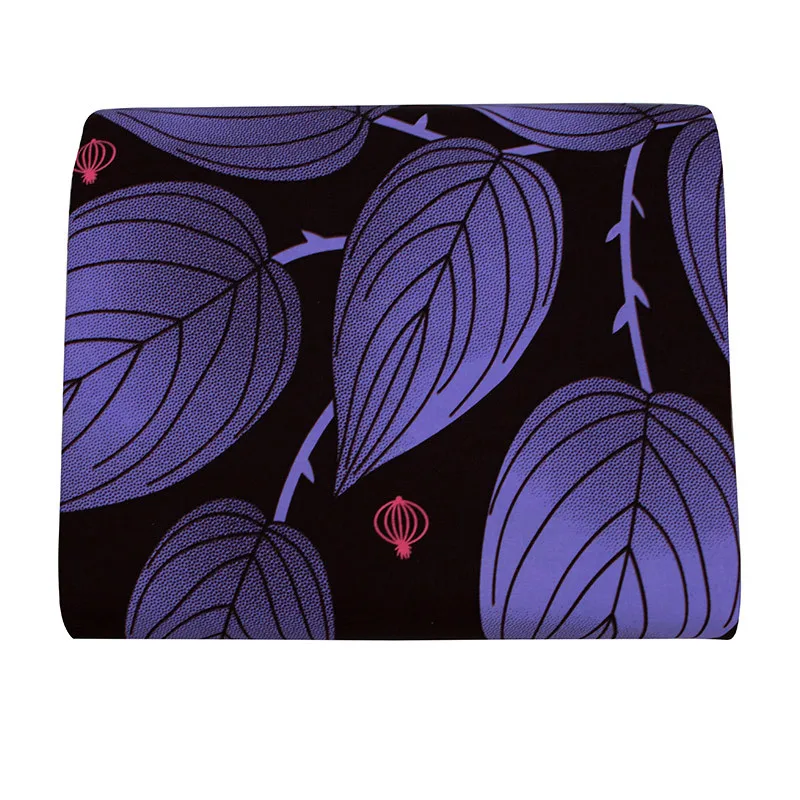 Высокое качество Анкара Африканский настоящий голландский воск фиолетовый и красный цветочный принт хлопок швейный Материал Ткань 6 ярдов