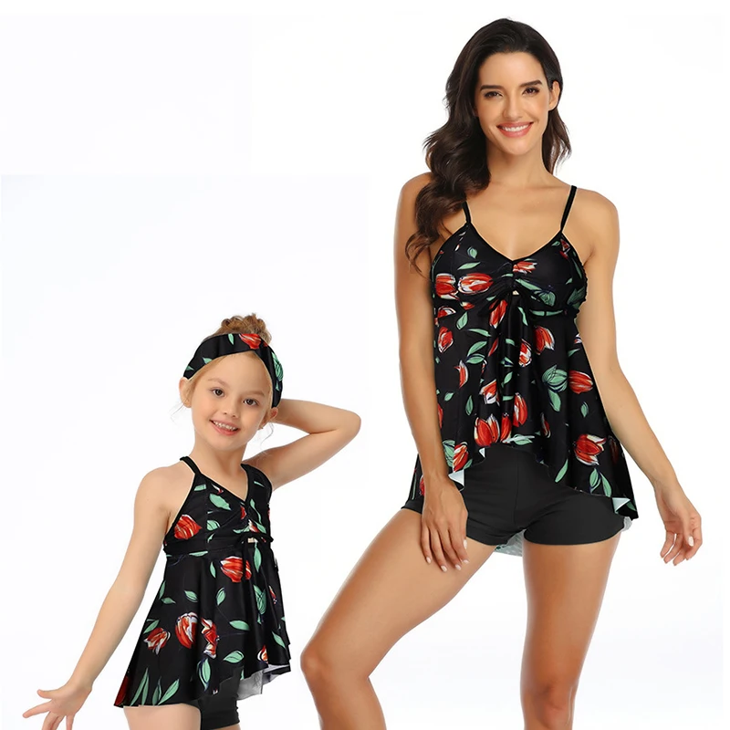 

2020 New Family Matching Clothes Mother Daughter Swimwear Mom Daughter Swimsuit Mommy And Me Swimwear Clothes Family Look