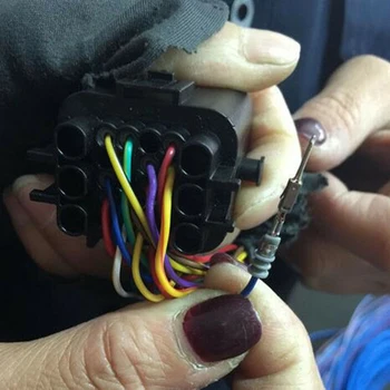 

Set Terminal Remove Tool Wiring Crimp Connector Terminal Electrical Replacement Aluminum