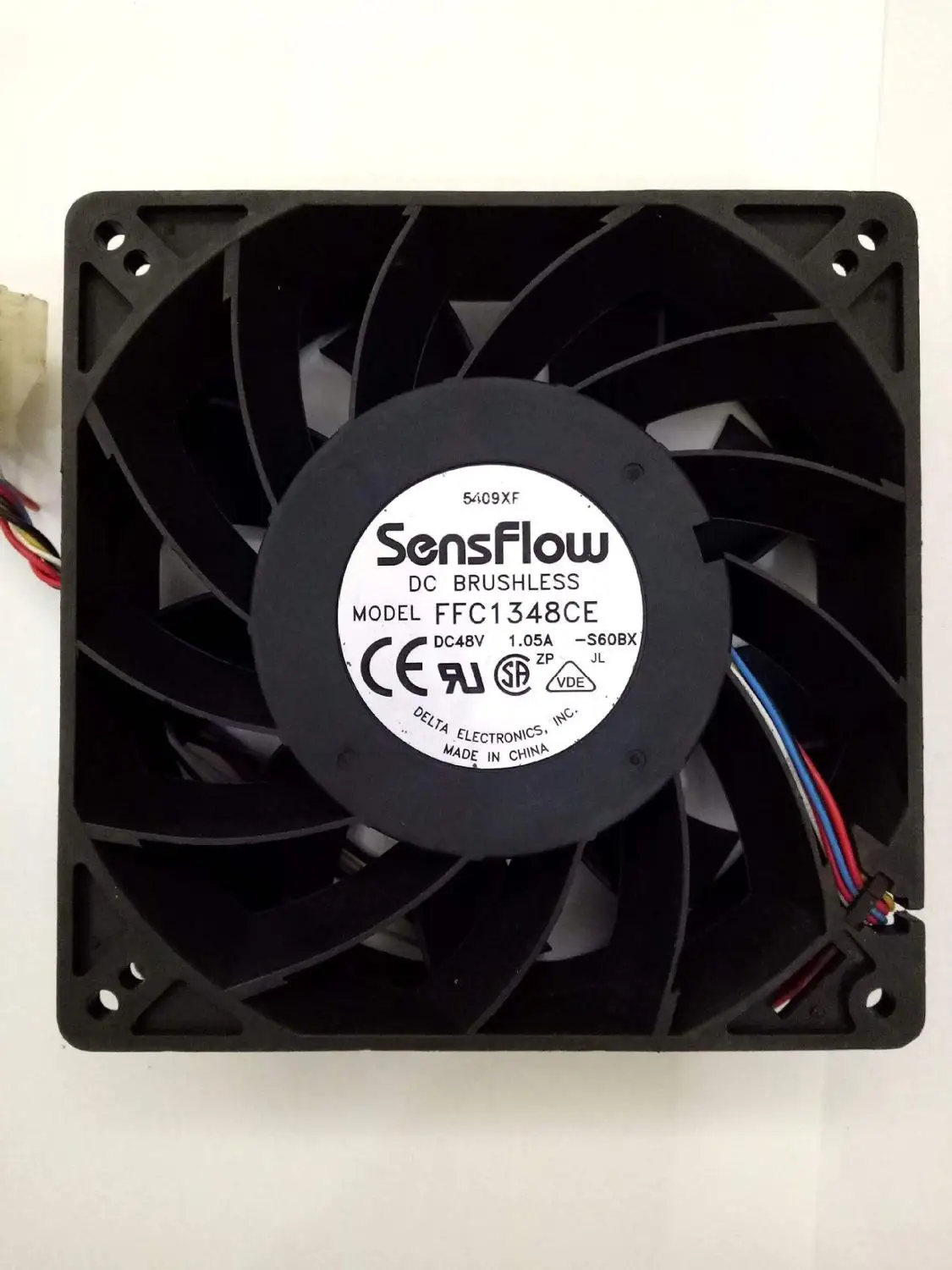 Специальный промышленный вентилятор SensFlow 12738 FFC1348CE 48 в А охлаждающий x 38 мм 13 см |