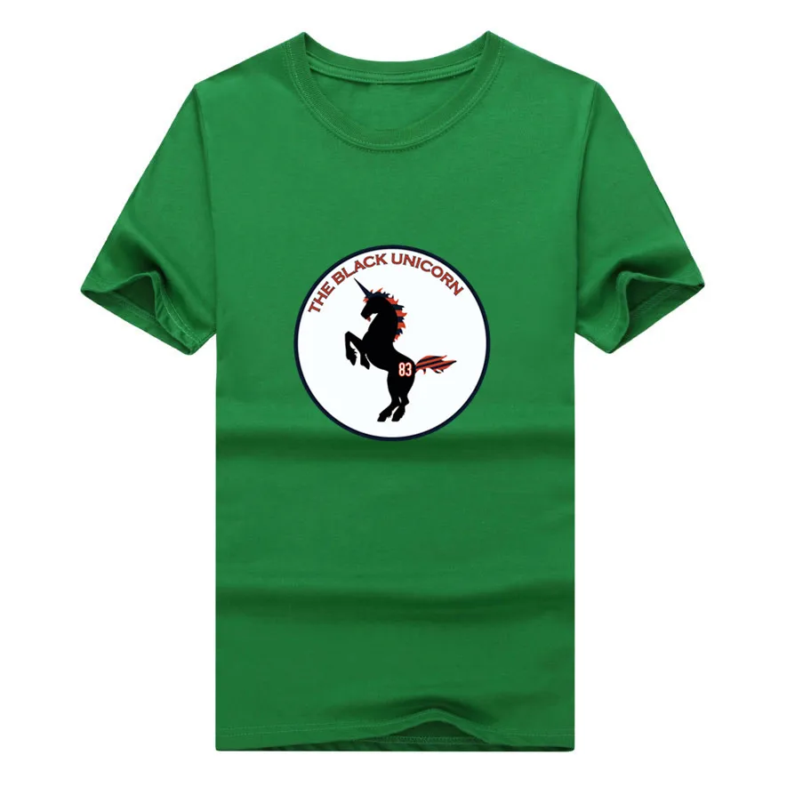 7 Новинка г.; футболка Martellus Bennett Black Unicorn Bears; хлопок - Цвет: 7