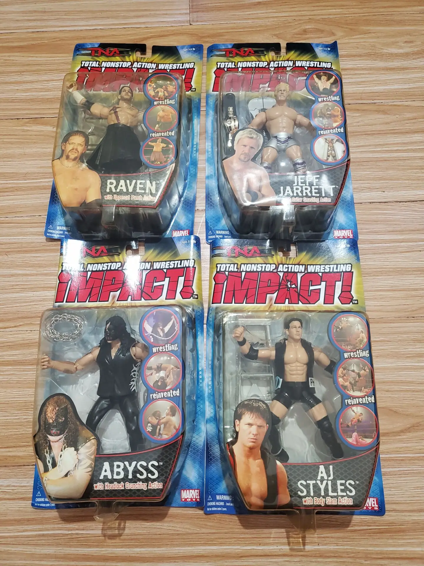 TNA бездны Джефф Джарретт Ворон aj стили ударная njpw aew динамит пуля клуб Элитный toybiz