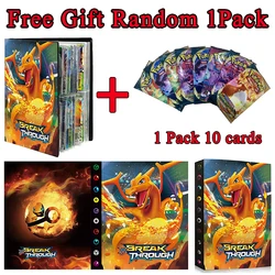 Album de cartes Pokemon, 240 pièces, livre de Collections, porte cartes de jeu, personnages de dessins animés, Vmax Gx, grande capacité 