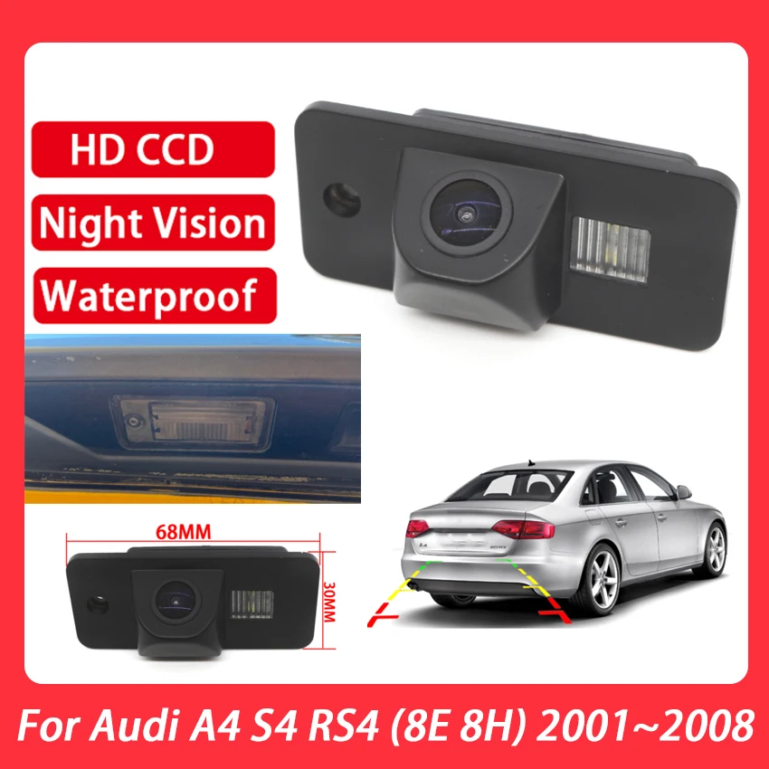Car HD Rear View Reverse Parking Camera 170° Night Vision For Audi A4 S4 RS4 (8E 8H) 2001 2002 2003 2004 2005 2006 2007 2008 | Автомобили