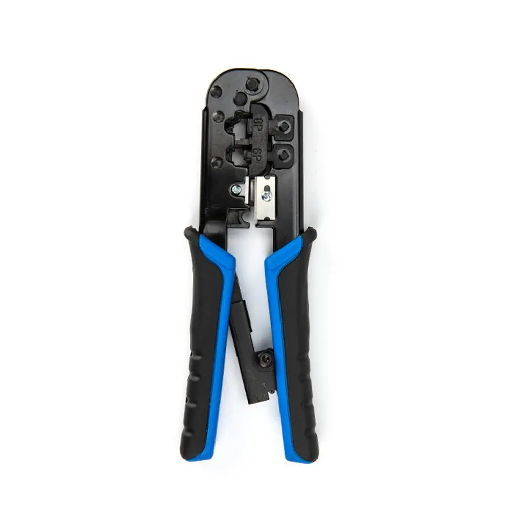 RJ45 Crimper Tool RJ11 Cat5e Cat6 Cable Crimping Tool Network Pliers Tool 8P/6P Multi-function Cable Pliers Peeling Shear