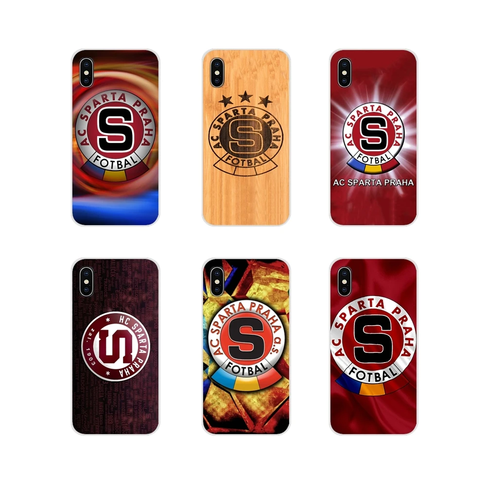 

For Samsung Galaxy S3 S4 S5 Mini S6 S7 Edge S8 S9 S10 Lite Plus Note 4 5 8 9 Fashion Sparta Praha Footballs Silicone Shell Cases