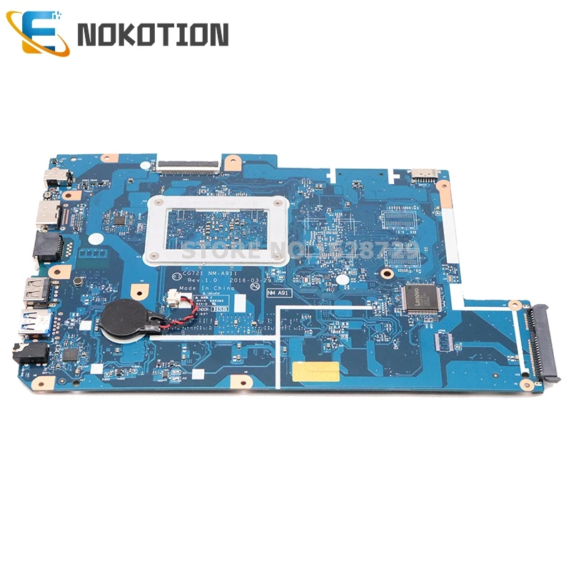 NOKOTION для материнской платы ноутбука lenovo 110-17ACL A8-6410 cpu DDR3 5B20L72484 CG721 NM-A911 основная плата полный тест