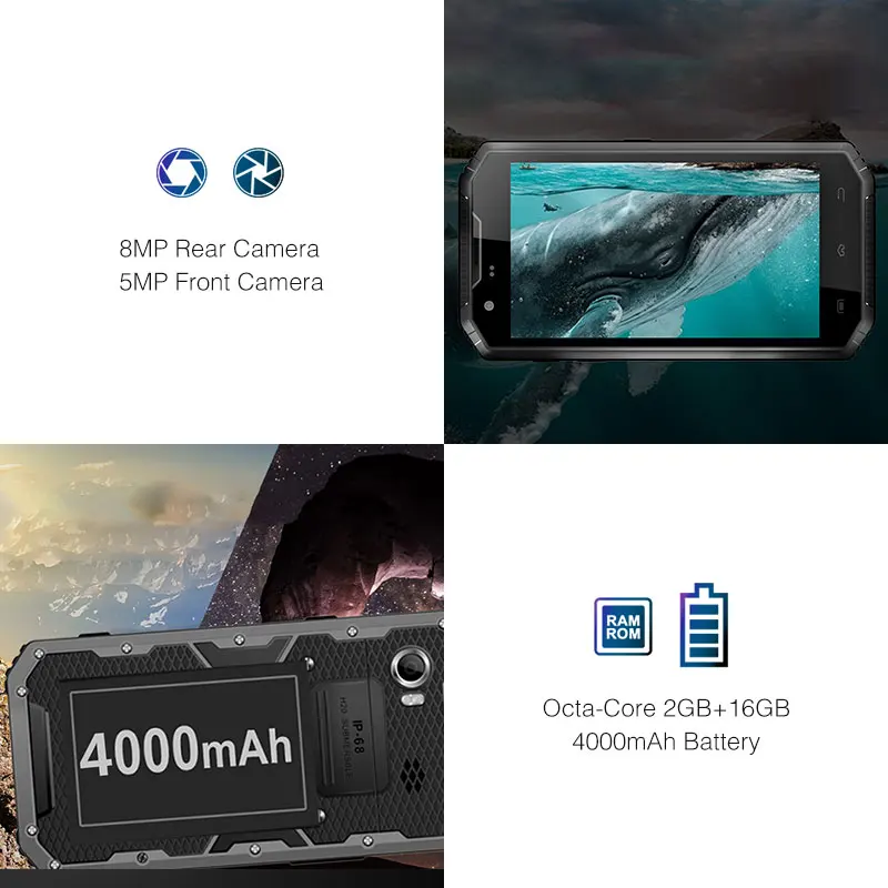 KENXINDA KXD E& L W9 Android мобильный телефон ОЗУ 2 Гб ПЗУ 16 Гб восьмиядерный смартфон водонепроницаемый 8MP 5MP Dual SIM LTE 4G мобильные телефоны