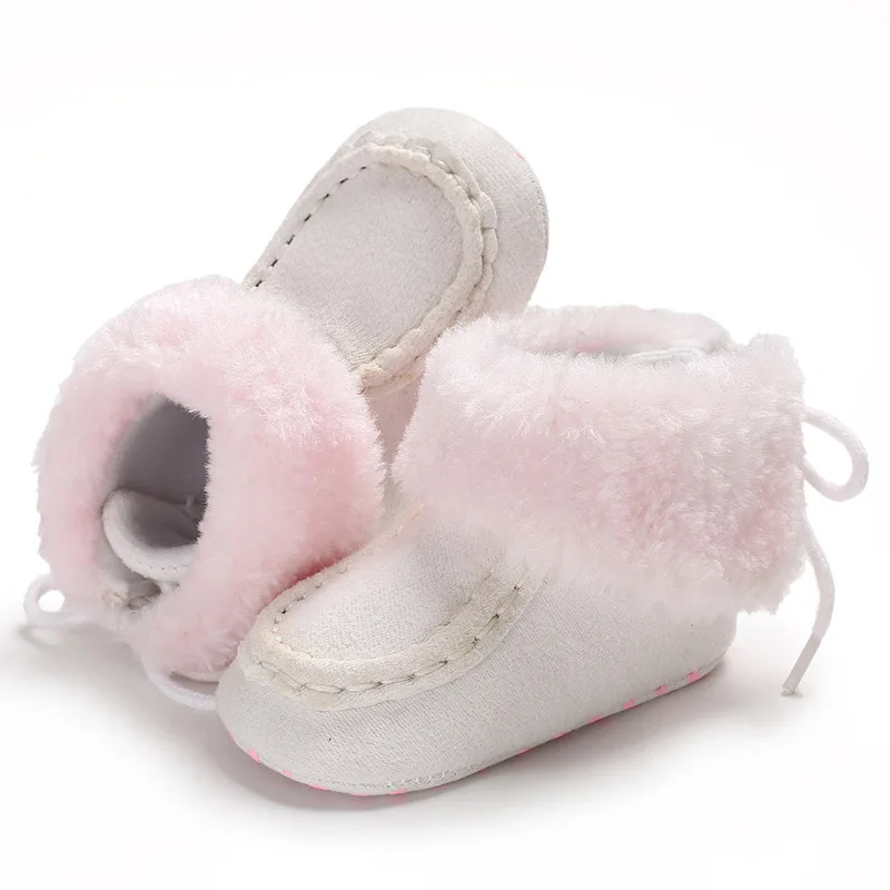 MissAbigale Winter Baby Shoes For Newborn Baby Shoes Infant Boys Girls Keep Warm Booties For Baby First Walkers