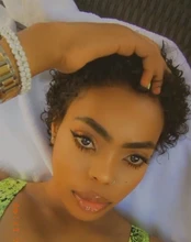 Beeos-peluca corta con rulos de corte Pixie 250%, 4x4, pelucas de cabello humano brasileño Remy, cabello humano de 8 pulgadas prearrancado con pelo de bebé