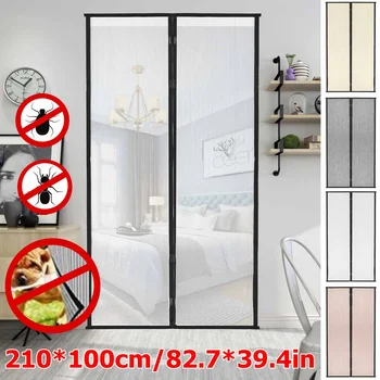 

Anti Mosquito Insect Fly Bug Curtains Velcr.os Tape Mesh Net Automatic Closing Door Screen Kitchen door Curtains