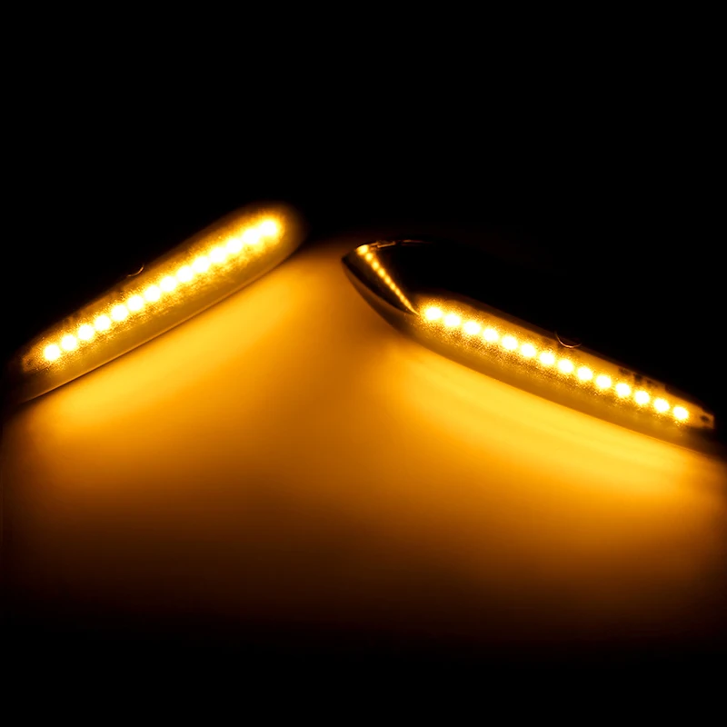 2PCS Led Dynamic Side Marker Turn Signal Light Indicator Lamp For BMW E46 E90 E82 E83 E84 E91 E92 E93 E60 E61