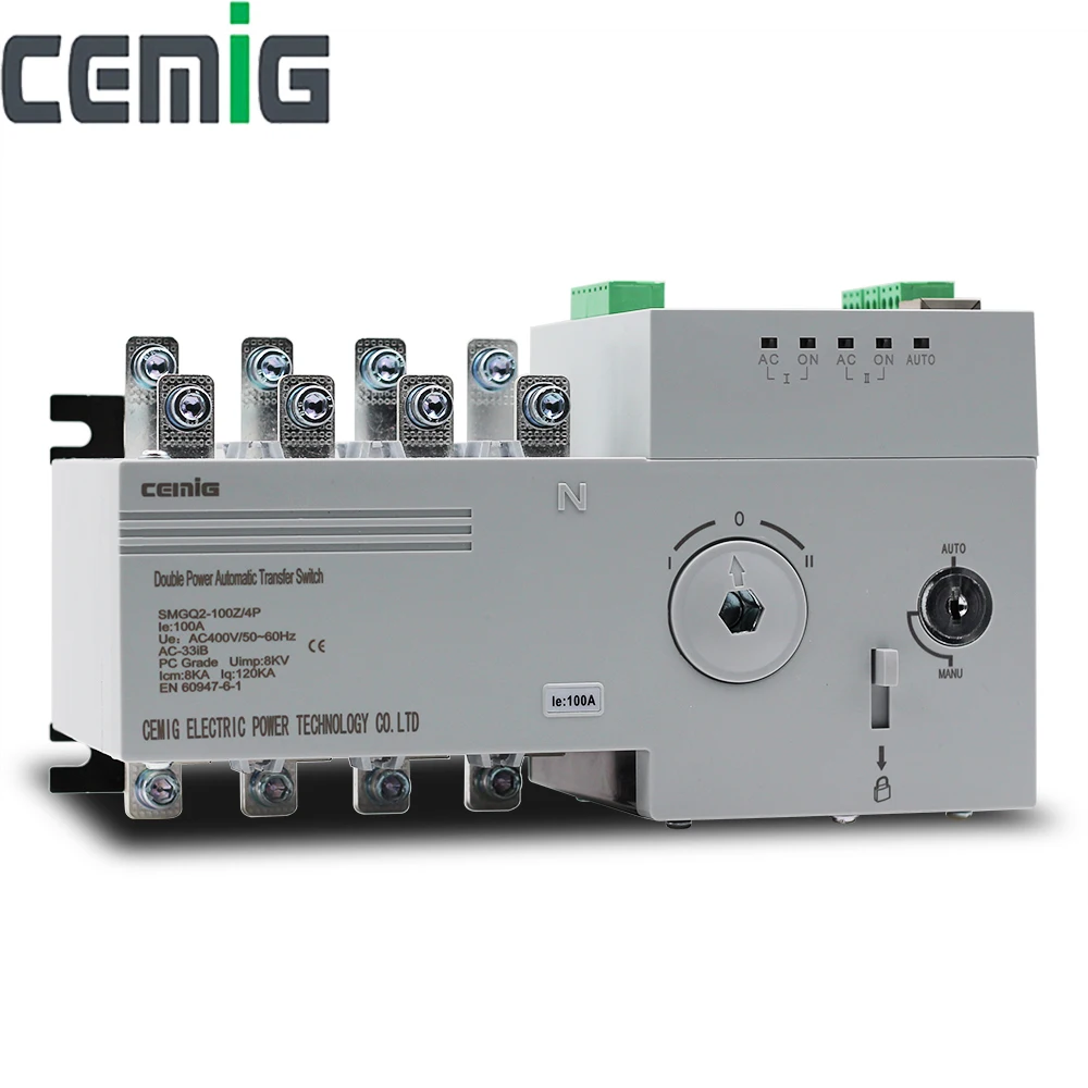 Dual Power Automatic Transfer Switch Ats 4p 100a Lcd Panel Remote Control Voltage Monitoring Power And Switch Fault Alarm Circuit Breakers Aliexpress