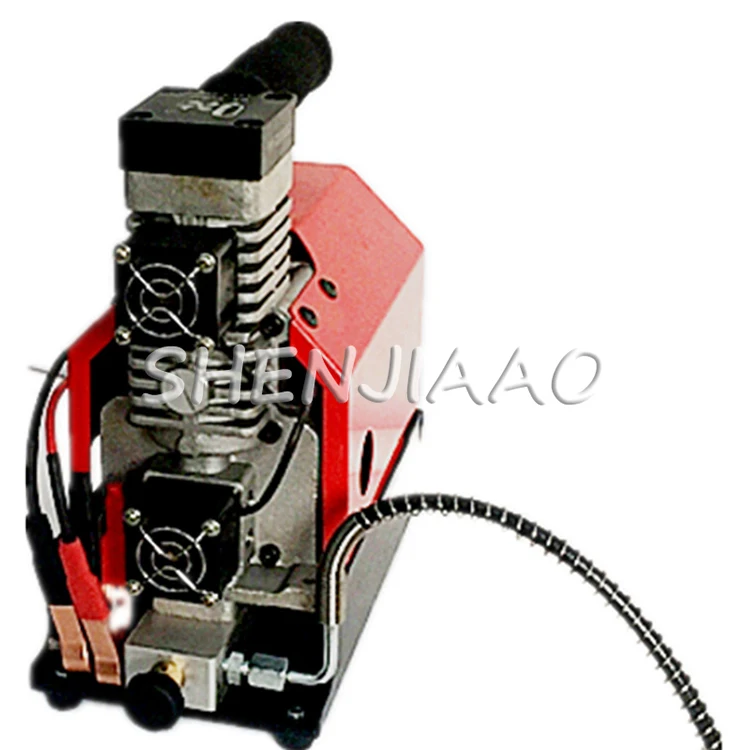 High Pressure Electric Air Compressor Red Portable Electric Air Compressor Oil-F