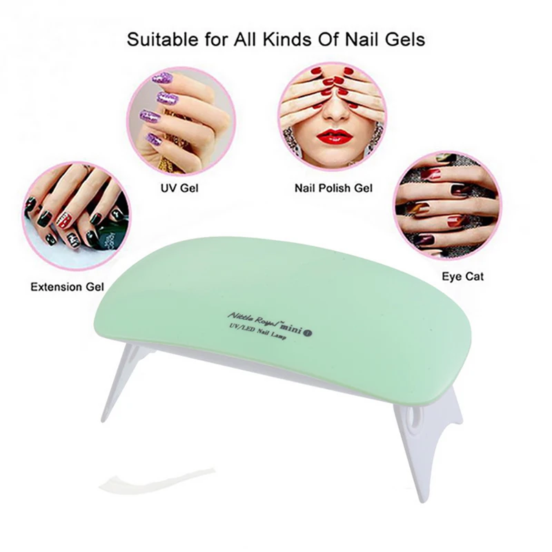 Сушилка для ногтей 6 Вт УФ интеллигентая (ый) светильник светодиодный Гель-лак