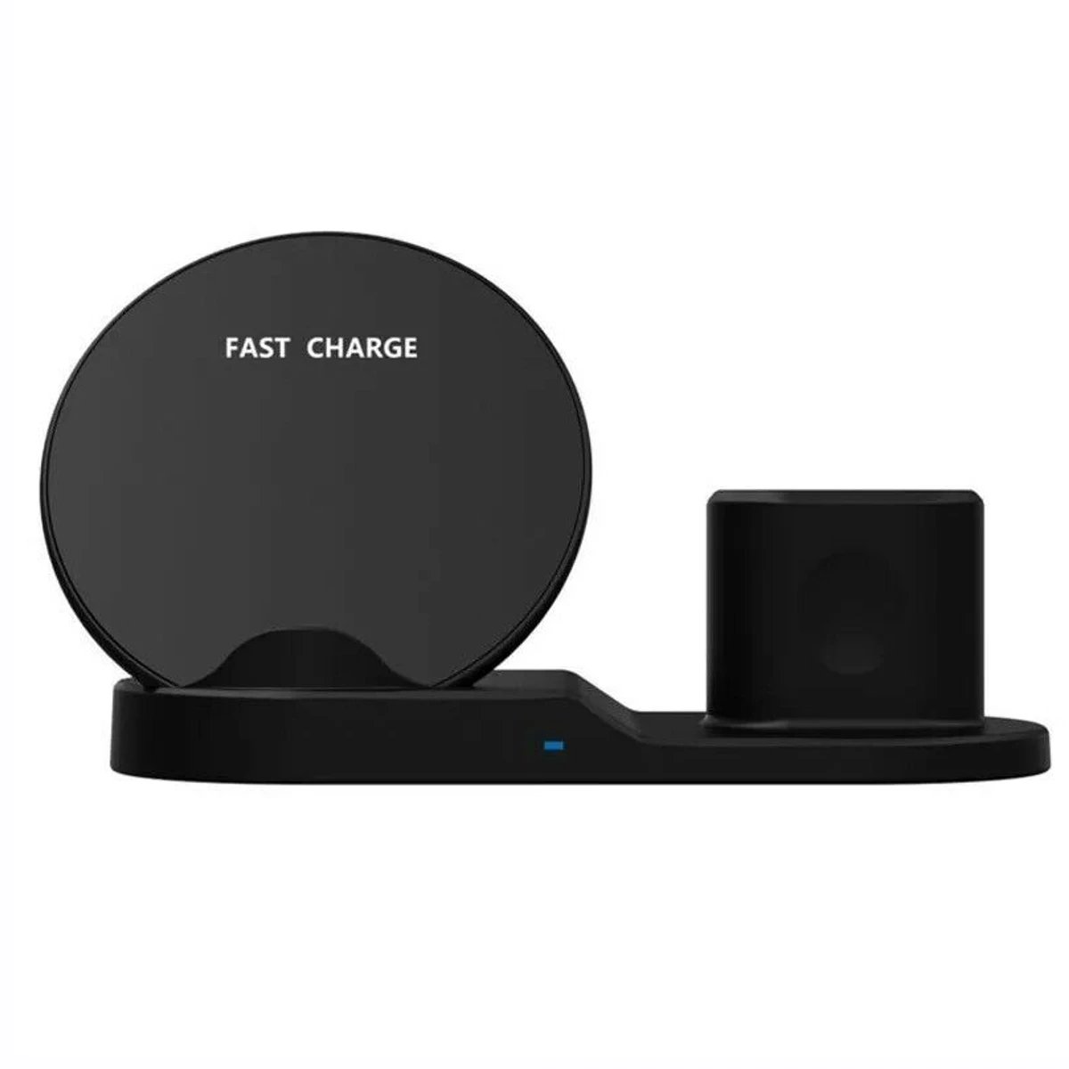 3 in 1 Qi Wireless Charging Induction Charger Stand for iPhone X XS Max for Airpod for Apple Watch Docking Dock Station - Тип штекера: Black