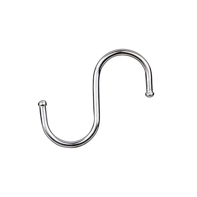 

1Pcs Stainless Steel Household Hooks Set For Hanging S Shape Hanger House Kitchen Pot Pan Hanger For Kitchen Cabinet Office