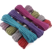 100 м 4 мм 7 нитей для выживания, Паракорд, парашютный шнур, зонтик, веревка для кемпинга, оборудование для выживания, аварийный скалолазание