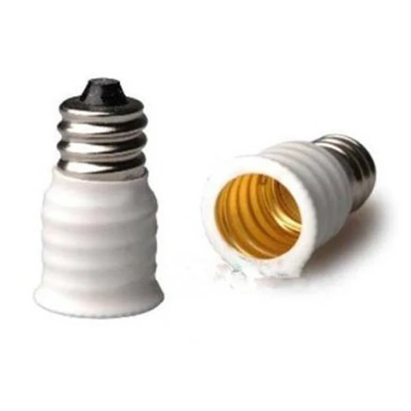 

6-Pack E12 to E14 White Bulb Converter LED Light Holder Lamp Adapter Socket Changer High Quality
