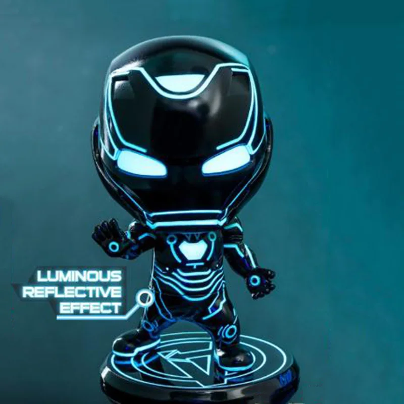 A 3 цвета 10 см версия Железный человек Тони Старк модель игрушки HOTTOYS оригинальные подлинные ПВХ Фигурки версия куклы игрушки подарки - Цвет: A