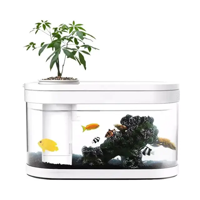 Kupit Umnaya Elektronika Xiaomi Geometry Fish Tank Aquaponics