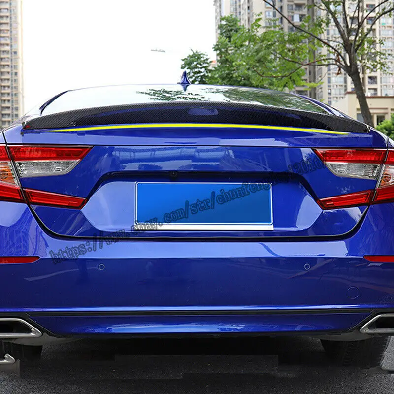 Для Honda Accord- карбоновый задний багажник спойлер крыло уплотнительная прокладка автомобильные аксессуары