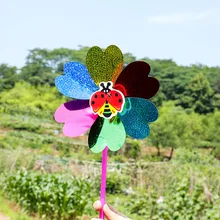 Новые детские маленькие садовые красочные ветряные мельницы уличные игрушки для детей подарки имеют хорошее качество декоративные детские игрушки