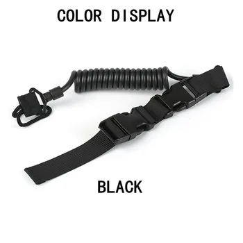 

Tactical Airsoft Accessories Handgun Spring Lanyard Gun Sling Quick Release Shooting Strap Army Hunting Gun Accessories