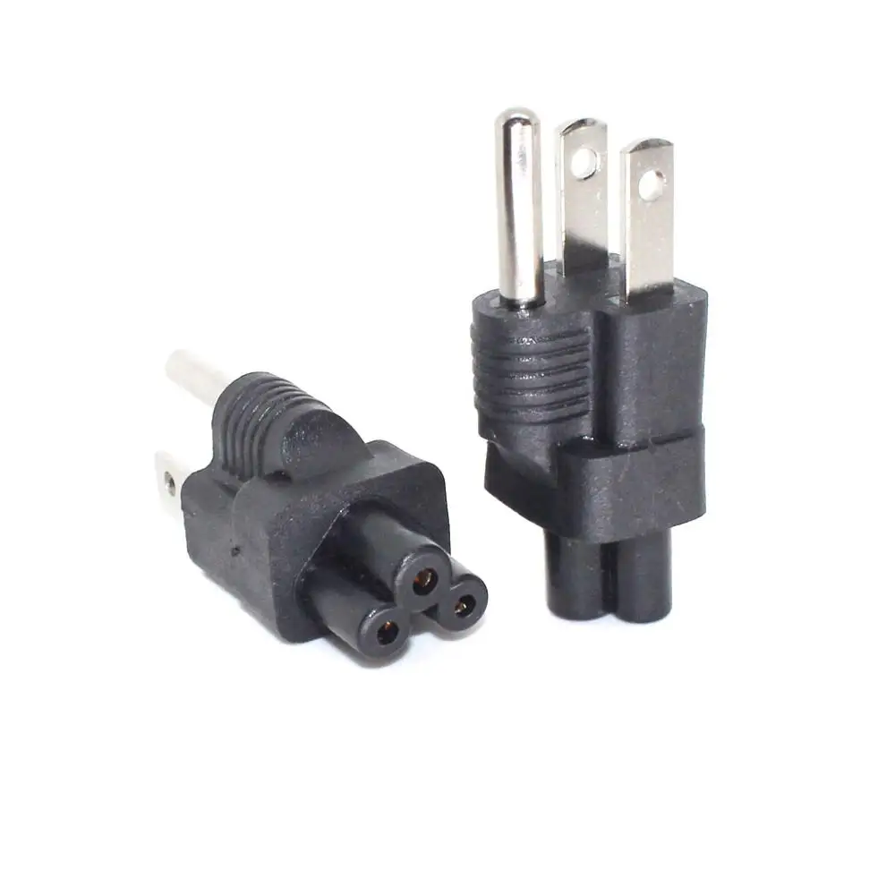Американский переходник NEMA 5 15P на IEC 320 C5 с 3 зубцами|Электрические розетки| |