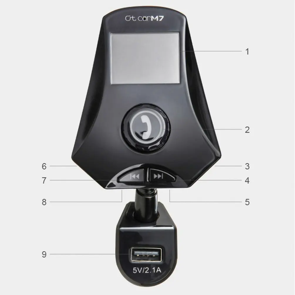 Автомобильный беспроводной Mp3 плеер Fm передатчик модулятор Usb зарядное устройство Hands-free Звонки внешняя Tf карта U диск
